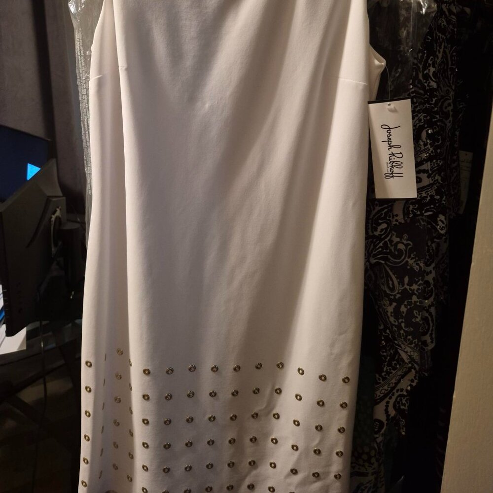 White Sheath Tunic Dress by Joseph Ribkoff - Brand New